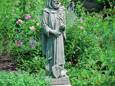 St. Fiacre Statue GS 8"x8"x29" - 78 lbs