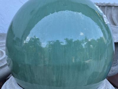 Decorative Ball Green Stream 12"