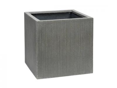 Block VR Pot Dark Grey Md 15.75"x15.75"x15.75"