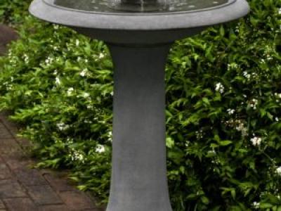 Camellia Birdbath Fountain VE 25.25"x25.25"x34.5" -176lbs