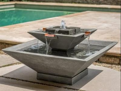 Facet Fountain GS 35.75"Wx20.5"H - 378 lbs.