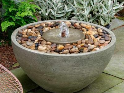 Portola Pebble Fountain GS 23.5"x13.5" - 121 lbs