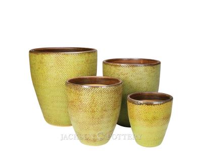 Palladian Tall Pot Green 15"