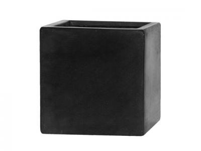 Fleur Pot Black Md 7.87"x7.87"x7.87"
