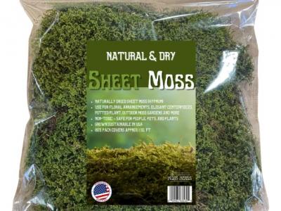 Moss Sheet (Hypnum) Natural & Dry 8 oz