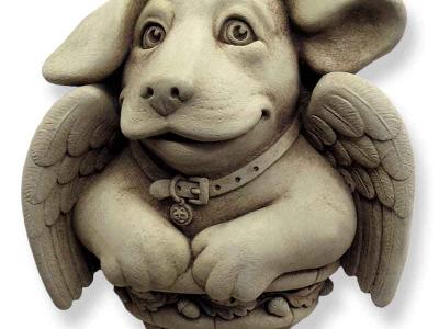 Carruth Cherub Puppy 6.5×7×3 in