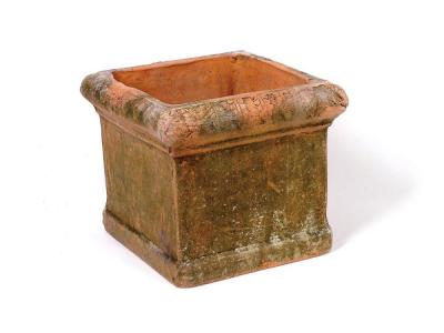 Square Aged Planter 11"x11"